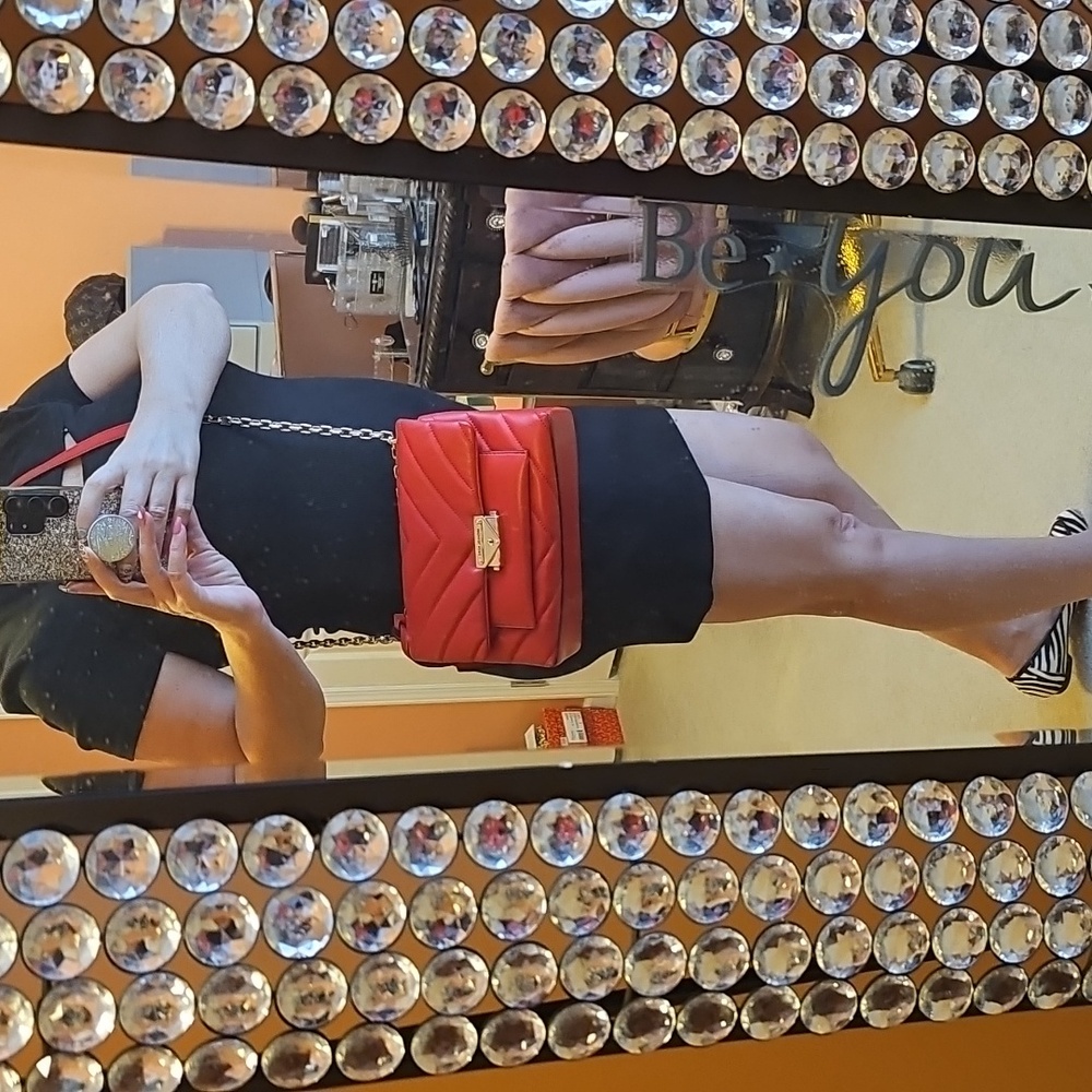 MK red purse